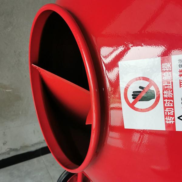 小型水泥攪拌機水泥砂漿出料，能不能倒干凈?